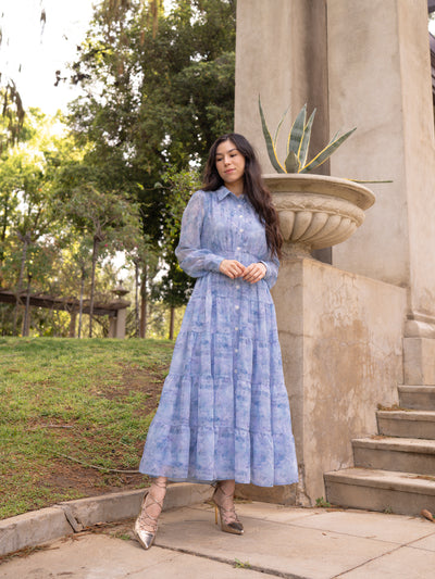 Blue Butterfly Dress