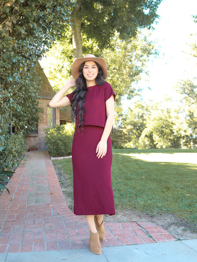 Cinnamon 2 Piece Dress\
